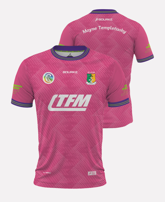 Moyne Templetuohy Camogie Training Jersey 26/27 (Pink/Navy)