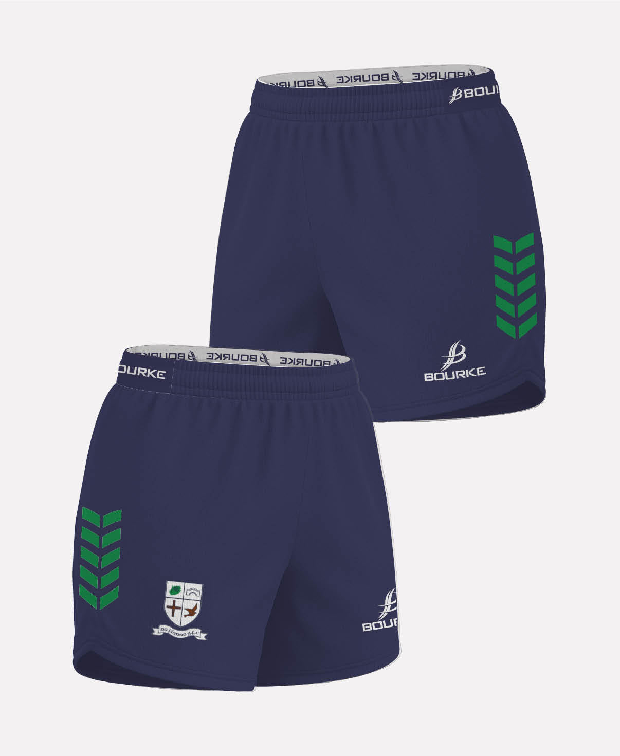 Na Fianna LGFA Flex Shorts 2025/26 (Navy/Green)