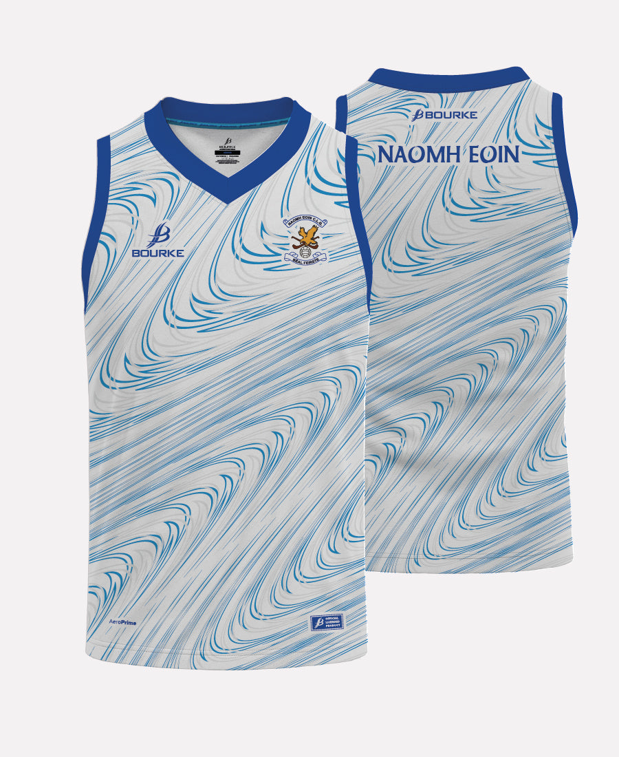 Naomh Eoin GAA Belfast Training Singlet 26/27 (White/Blue)