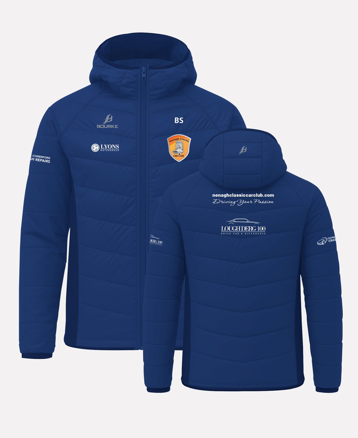 Nenagh Classic Car Club FORTIS Hooded Jacket (Navy)