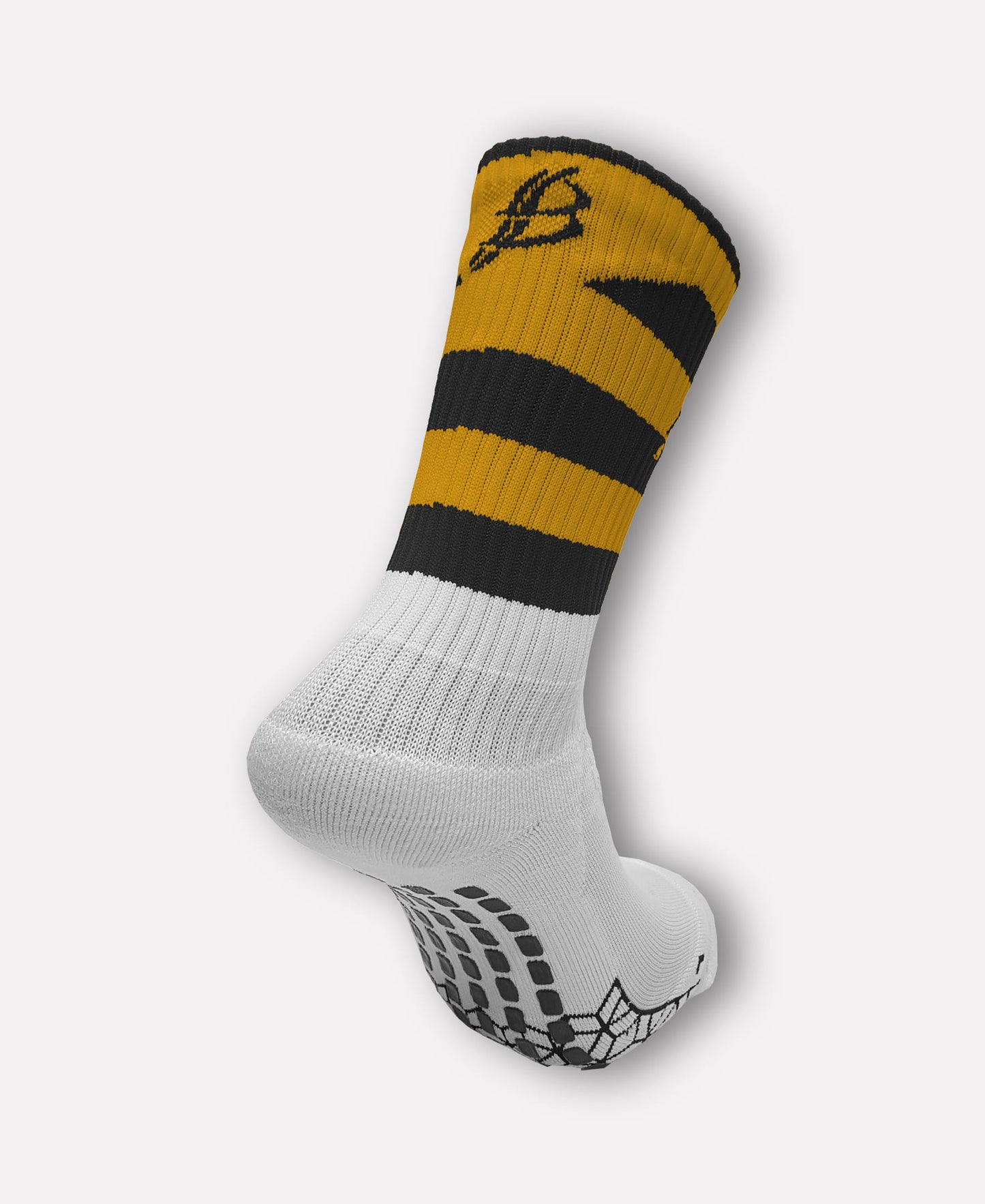 Lisburn Social Hurling Miniz Hoops Socks (Black/Amber)