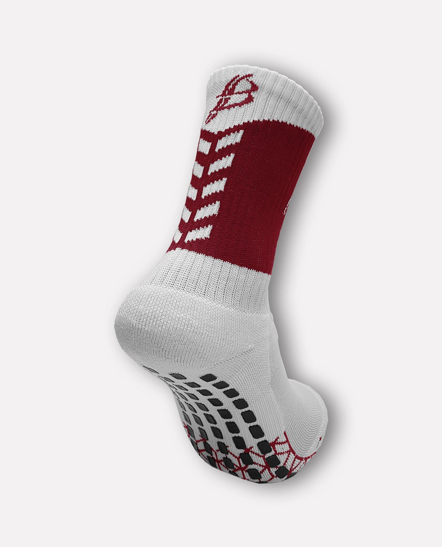 Ballingarry Camogie Miniz Chevron Socks (Maroon/White)