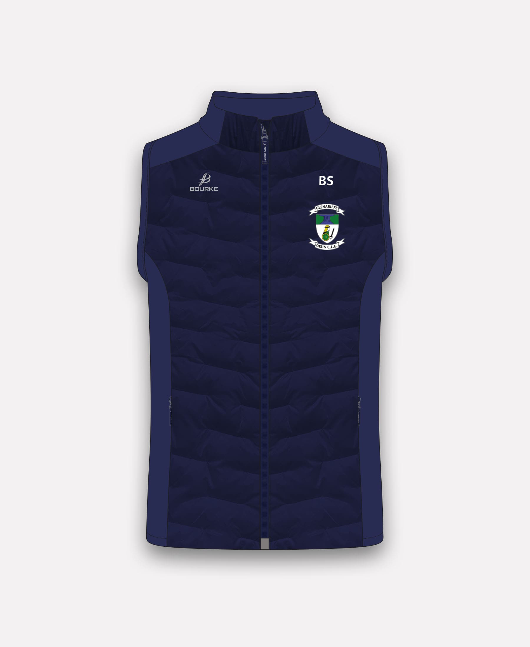 Oisin Glenariffe Croga Hybrid Gilet (Navy)