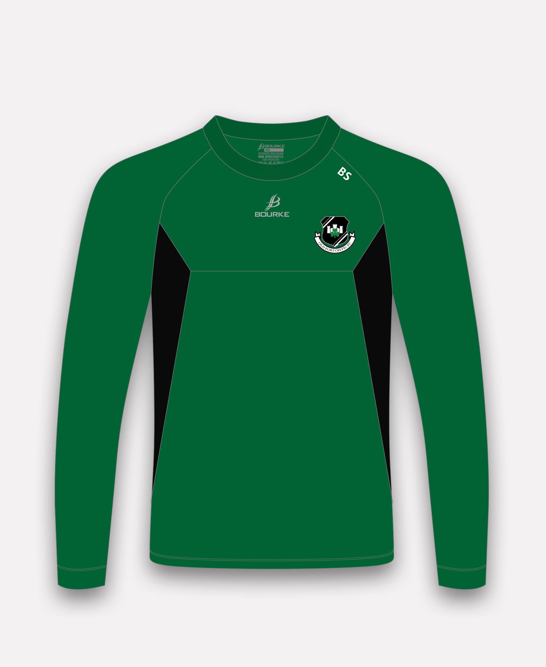 Old Fort Celtic FC BARR Crew Neck (Green/Black)