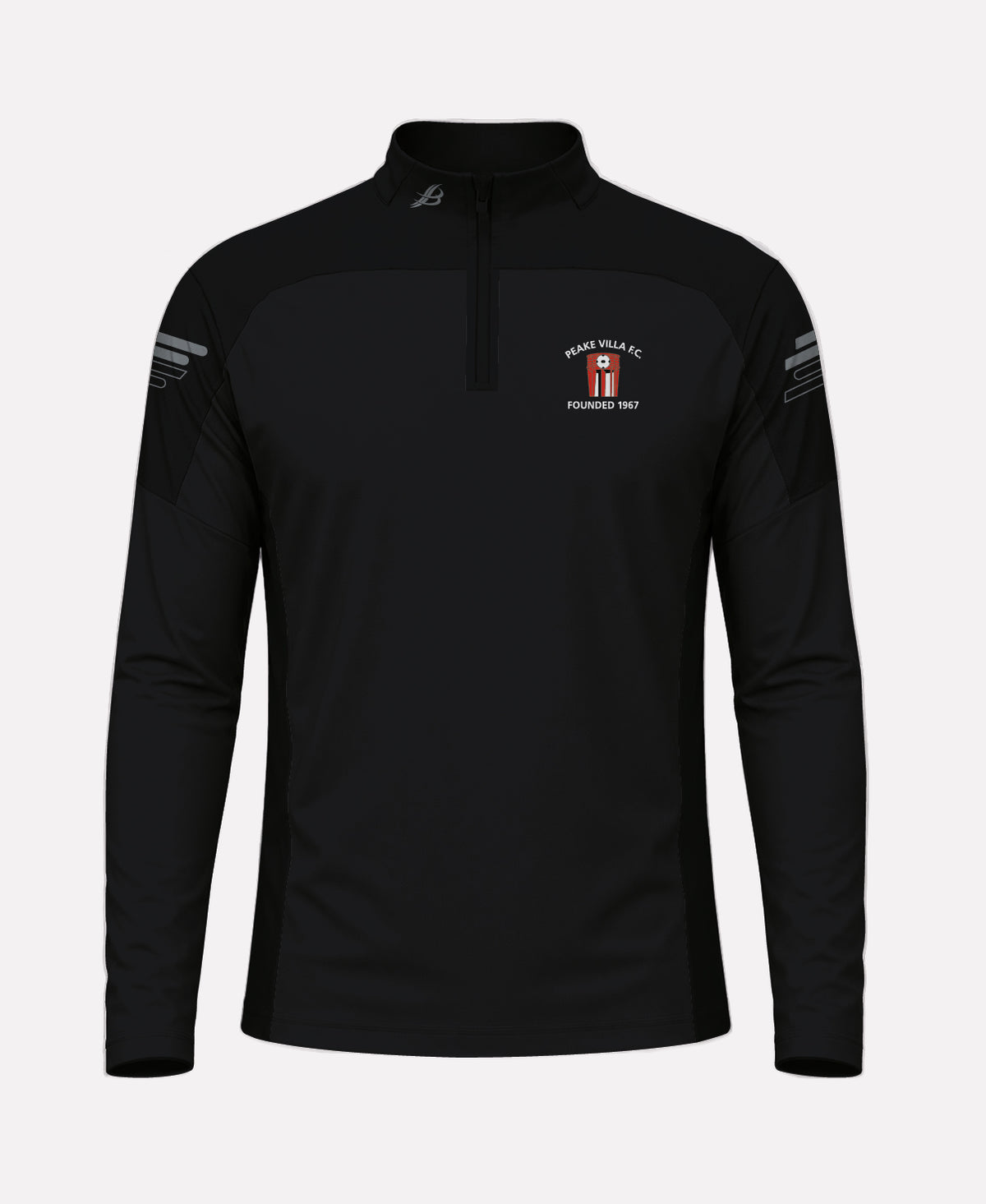 Peake Villa FC SORA Half Zip (Black)
