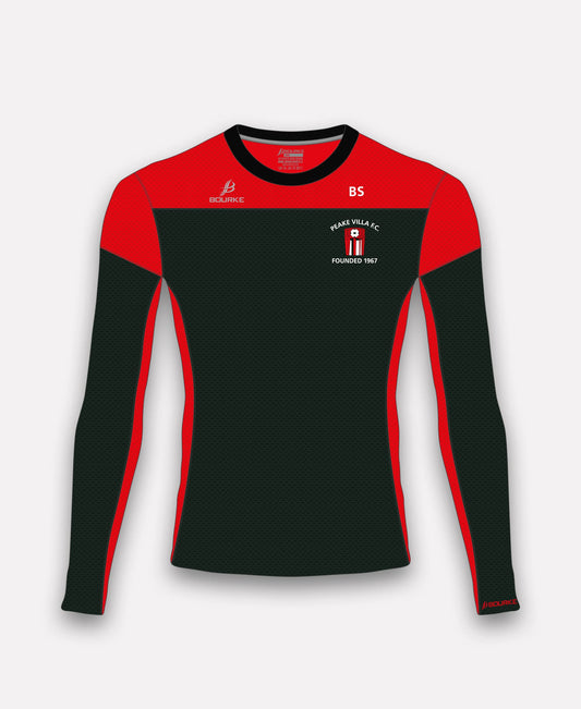 Peake Villa FC TACA Crew Neck (Black/Red)