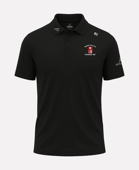 Peake Villa FC FORTIS Polo Shirt (Black)