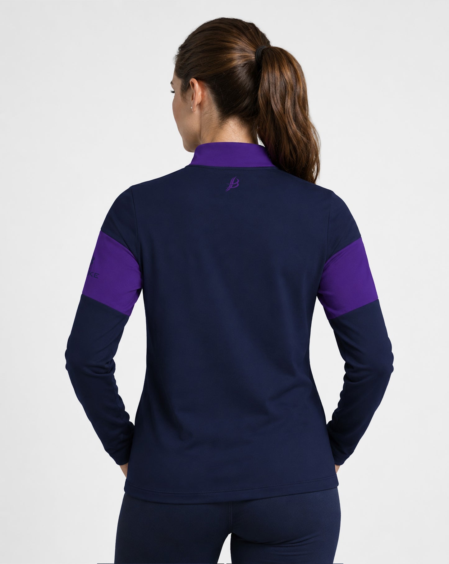 TEASRA Adult Half Zip (Navy/Purple)