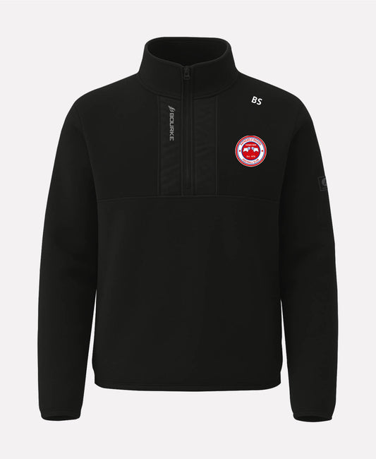 Rathcoole Rovers FC TEASRA Half Zip Fleece (Black)