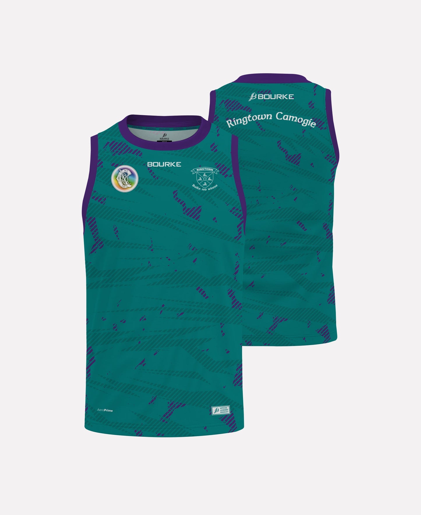 Ringtown Camogie Singlet 2025/26 (Teal/Navy)