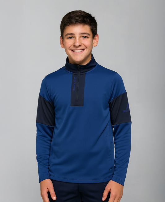 TEASRA Kids Half Zip (Navy/Blue)