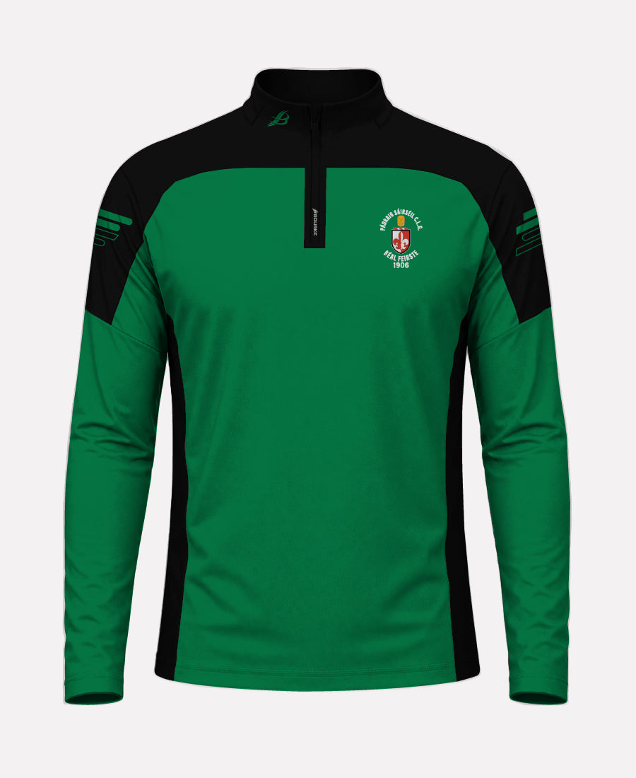 Sarsfields GAA Belfast SORA Half Zip (Black/Green)