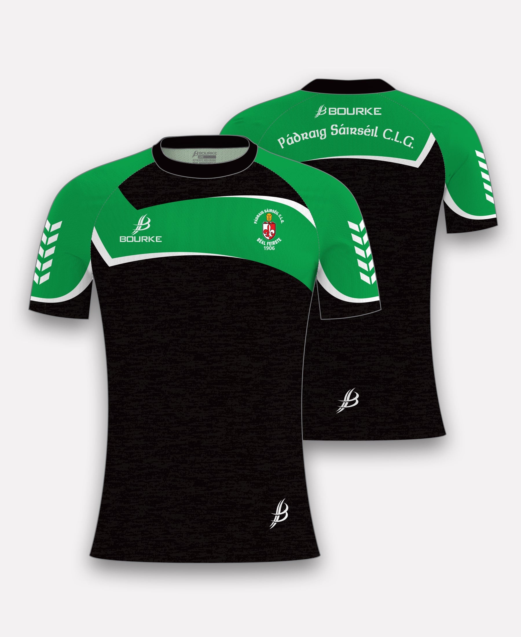 Sarsfields GAA Belfast Training Jersey (Black) 2024