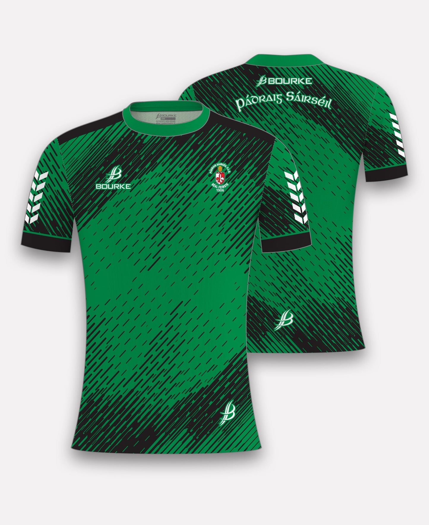 Sarsfields GAA Belfast Training Jersey (Green/Black) 2025