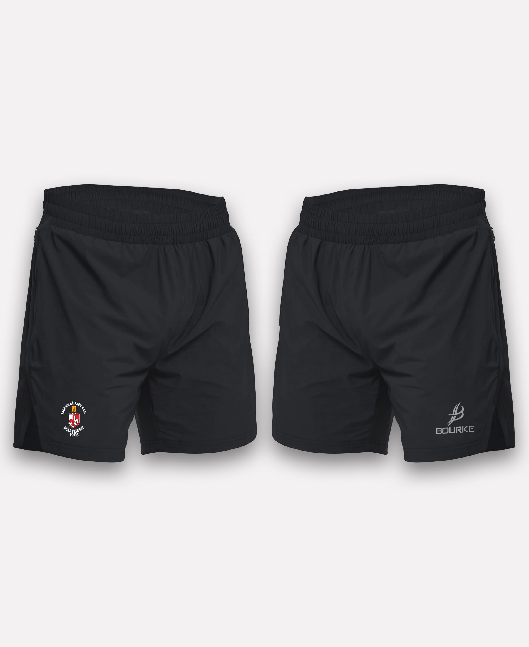 Sarsfields GAA Belfast BARR Gym Shorts (Black) – Bourke Sports (.IE ...