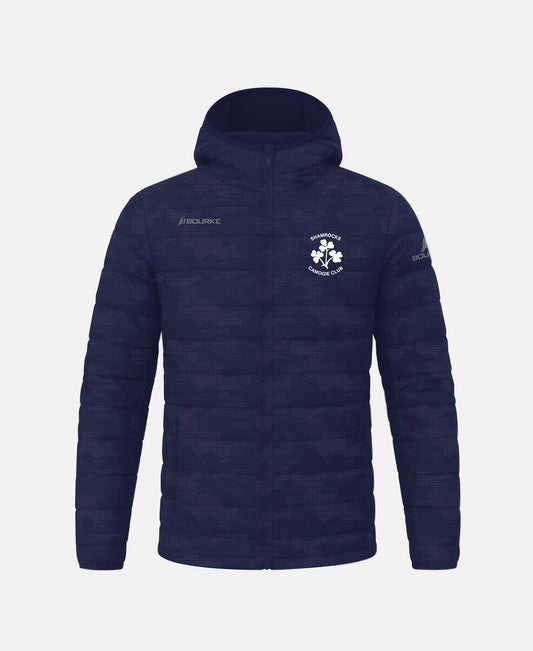 Shamrocks Camogie Galway Reflective Camo Jacket (Navy)