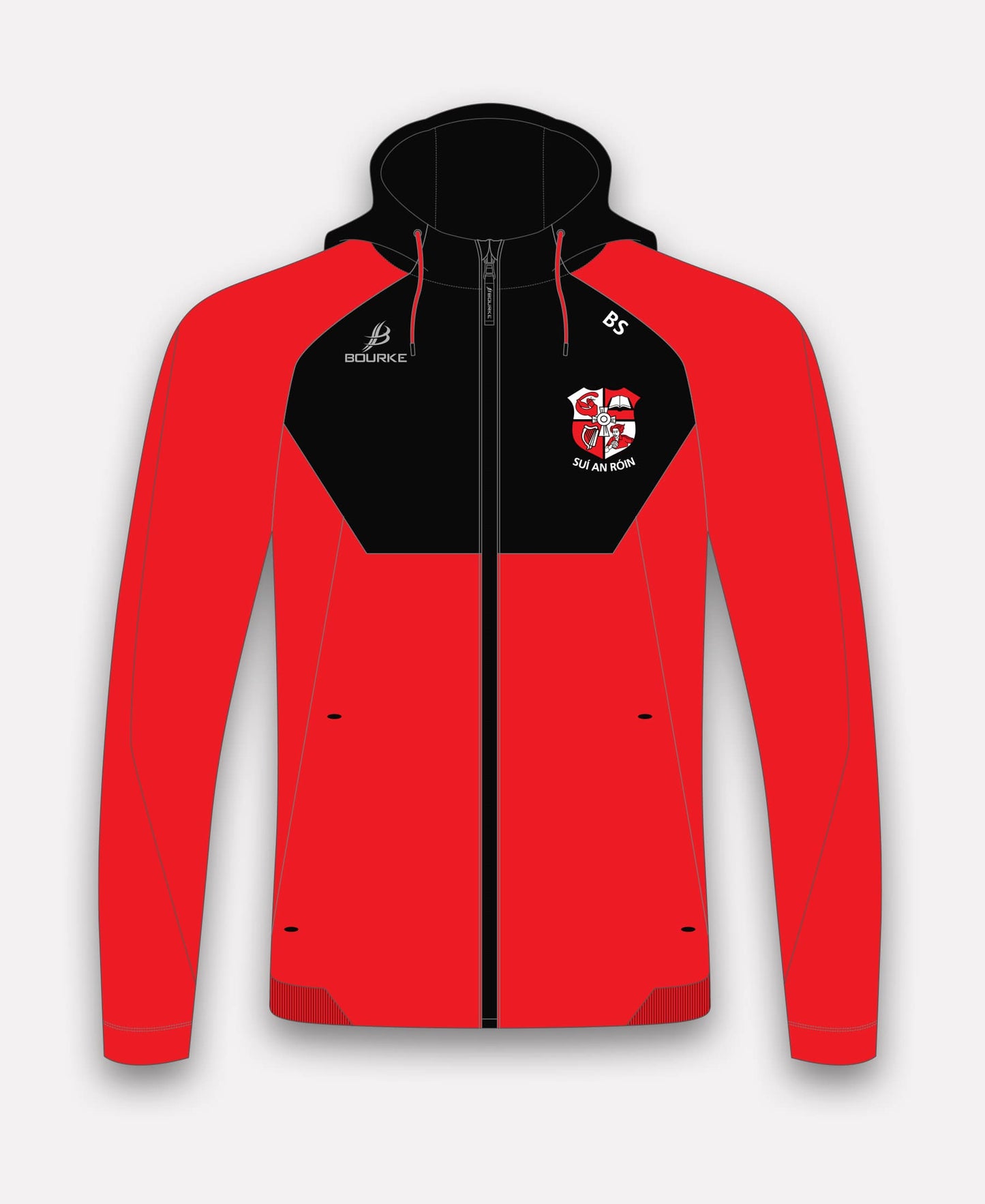 Shinrone GAA BARR Hoody (Black/Red)