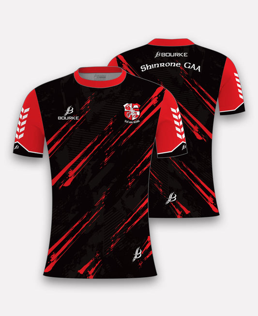 Shinrone GAA Training Jersey (Black/Red)