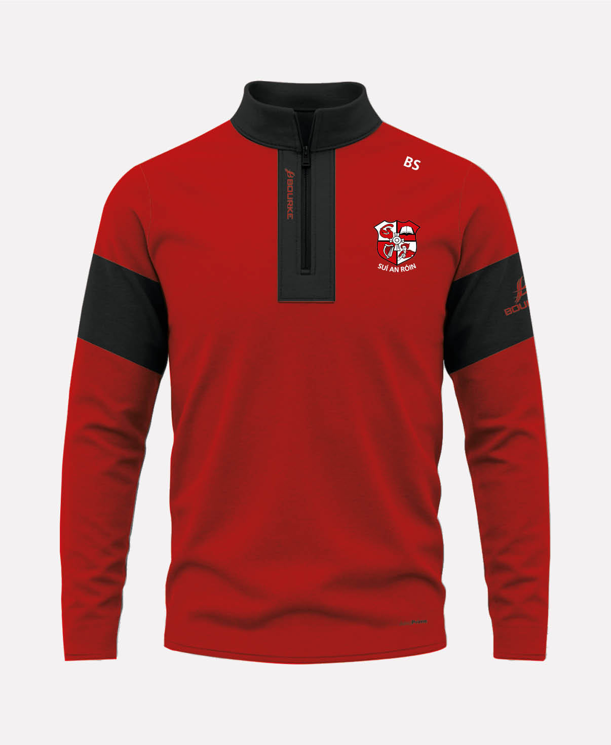 Shinrone GAA TEASRA Half Zip (Black/Red)