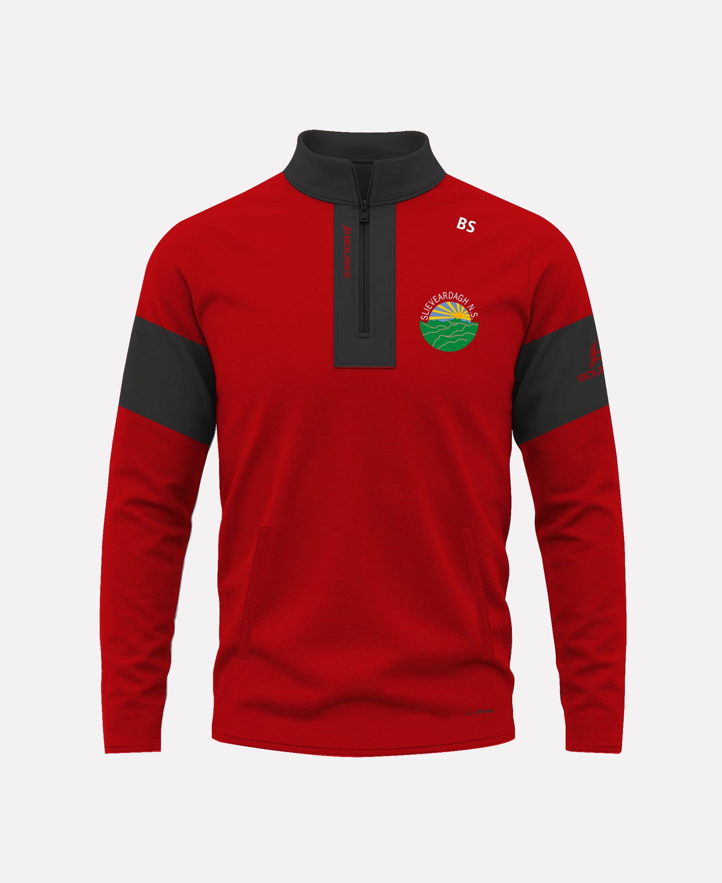 Slieveardagh NS TEASRA Half Zip (Black/Red)