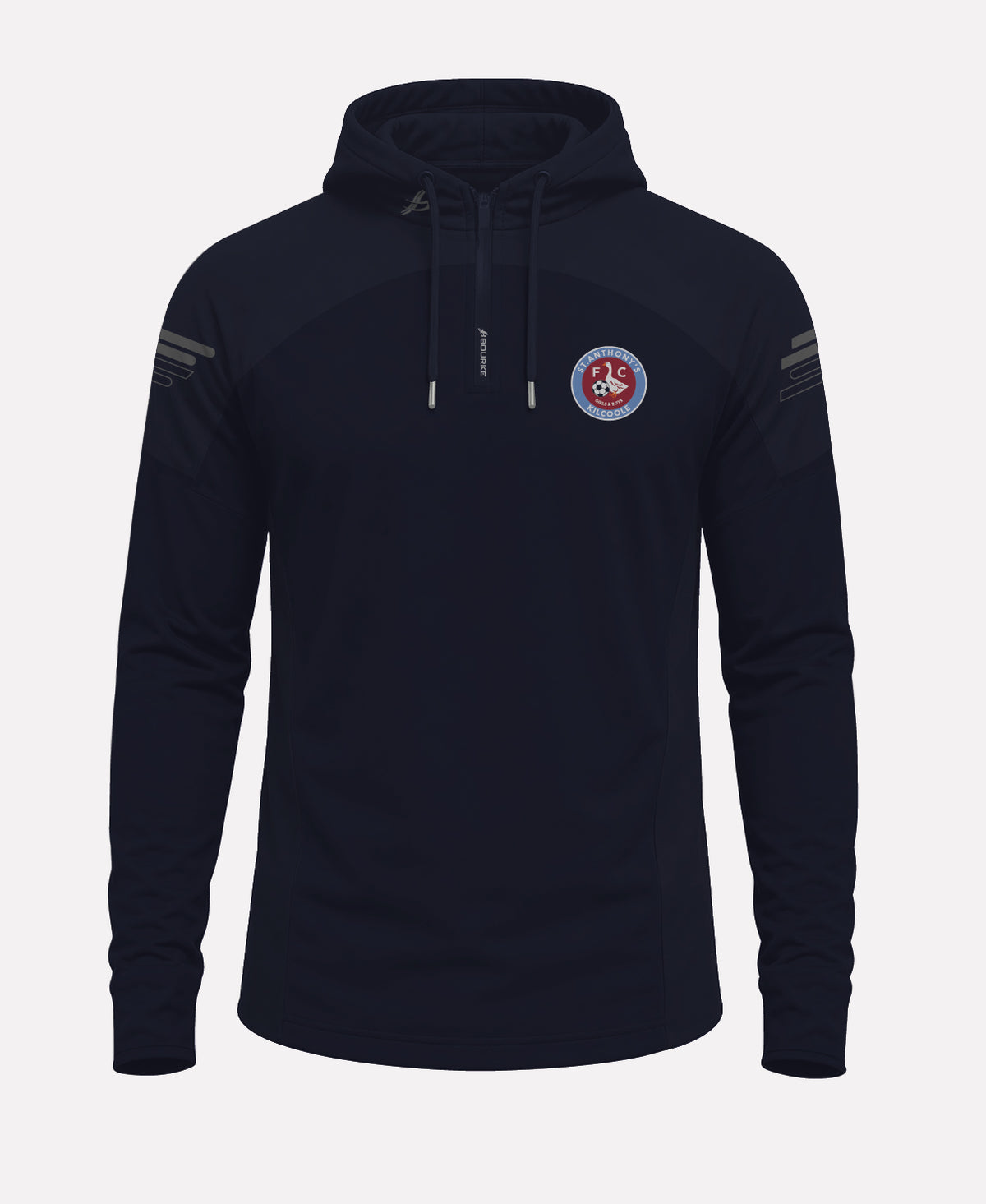 St Anthonys FC SORA Half Zip Hoodie (Navy)