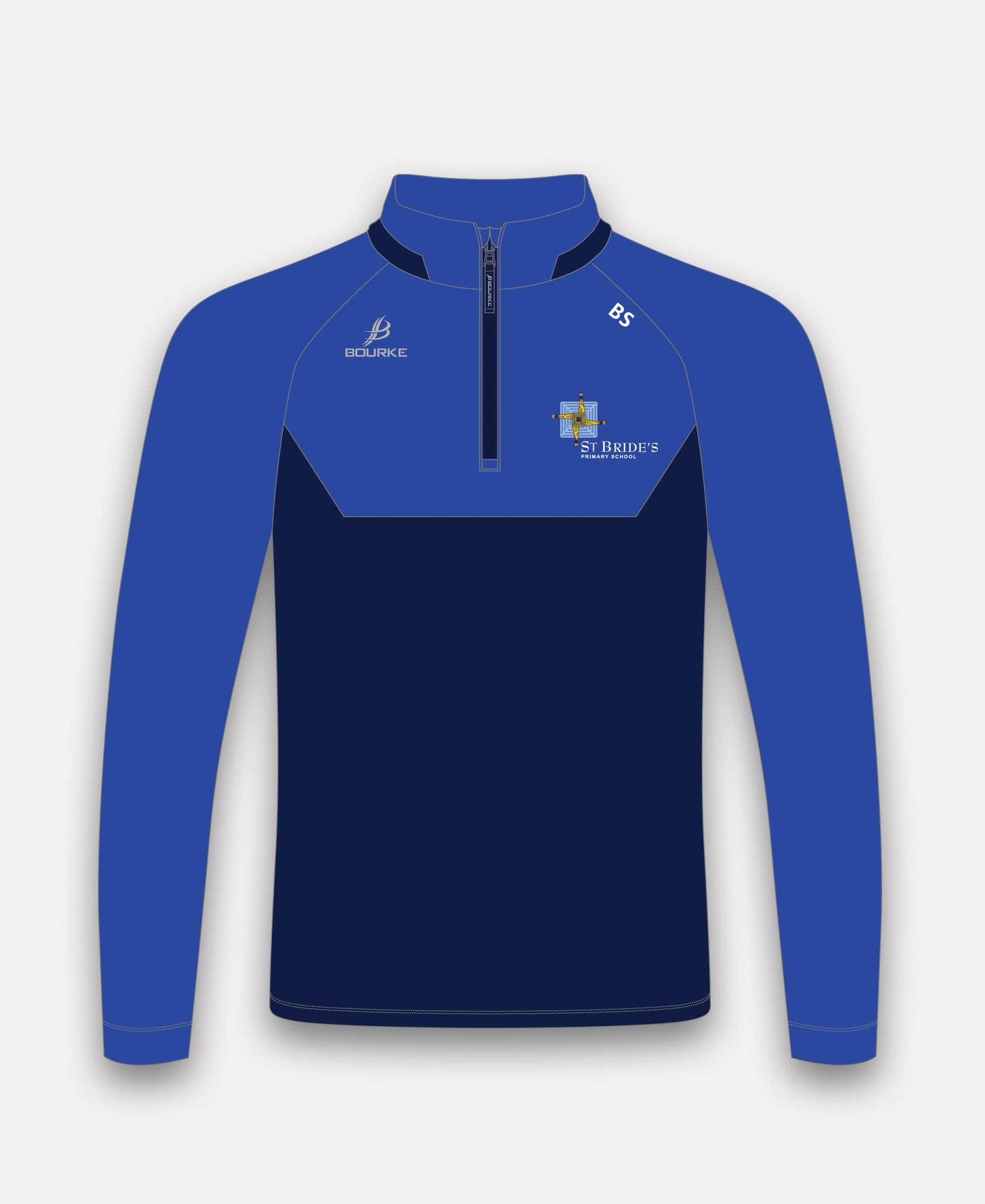 St. Bride's PS Belfast BARR Half Zip (Navy/Blue)