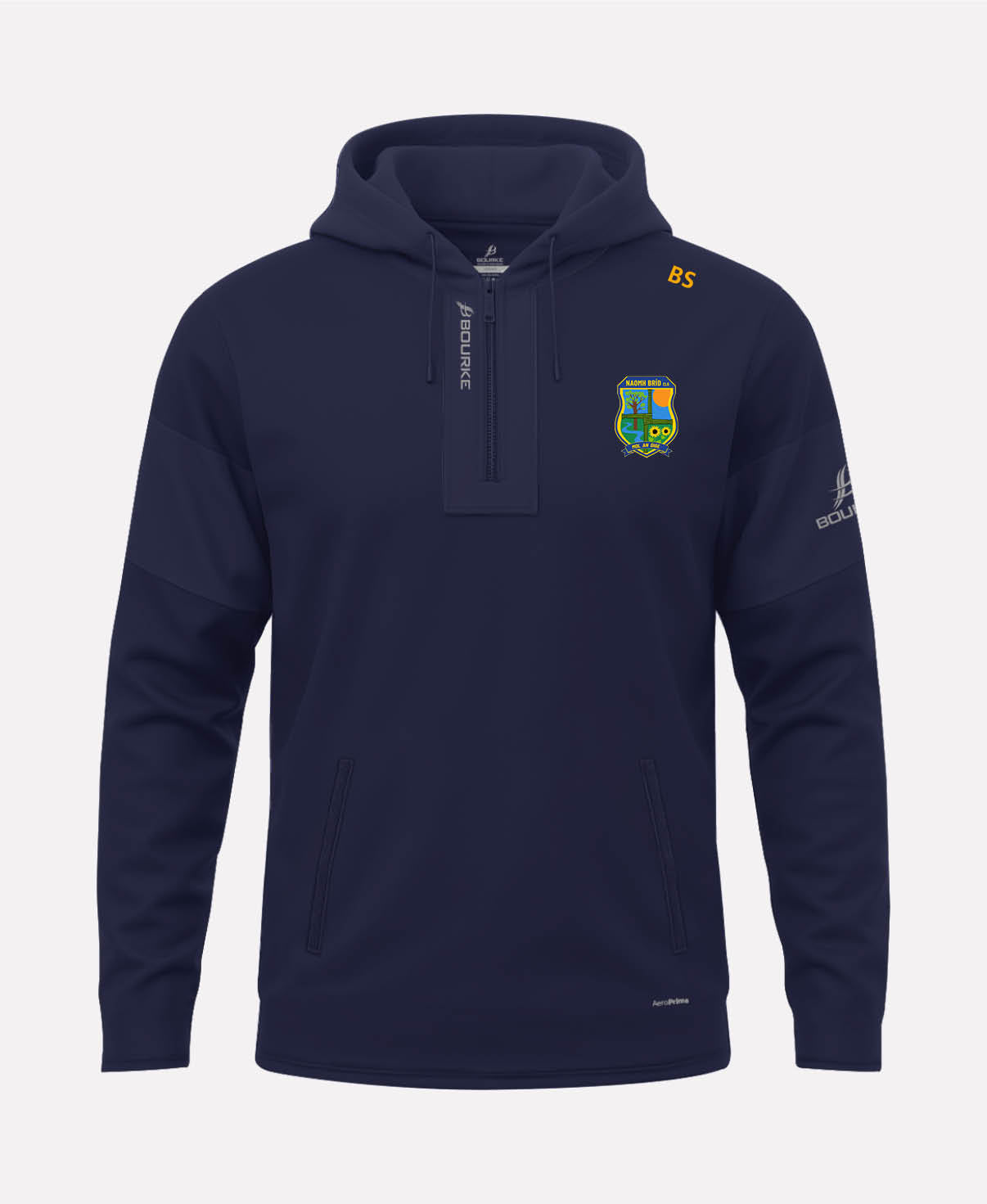 St Brigids Belfast TEASRA Half Zip Hoodie (Navy)