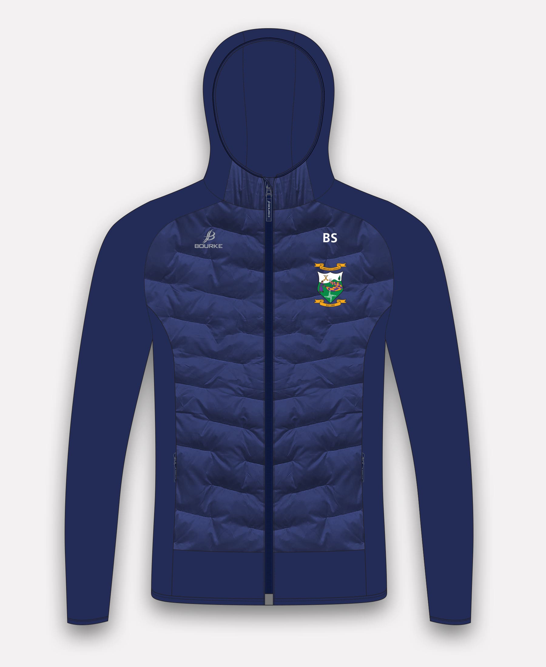 St Brigids Camogie (Laois) Croga Ladies Hybrid Jacket (Navy)