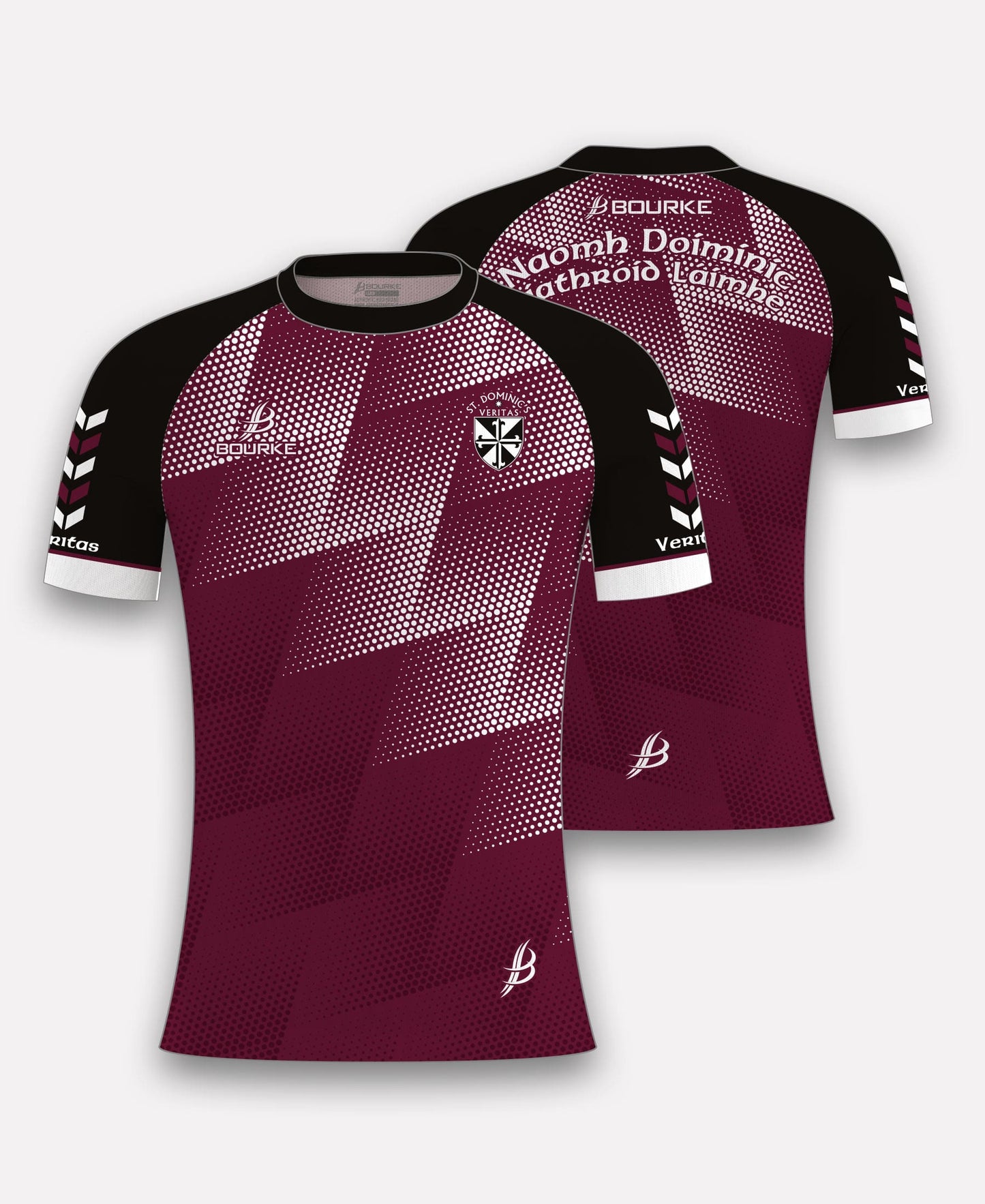 St Dominic's Grammar School Belfast Handball Jersey (Maroon)