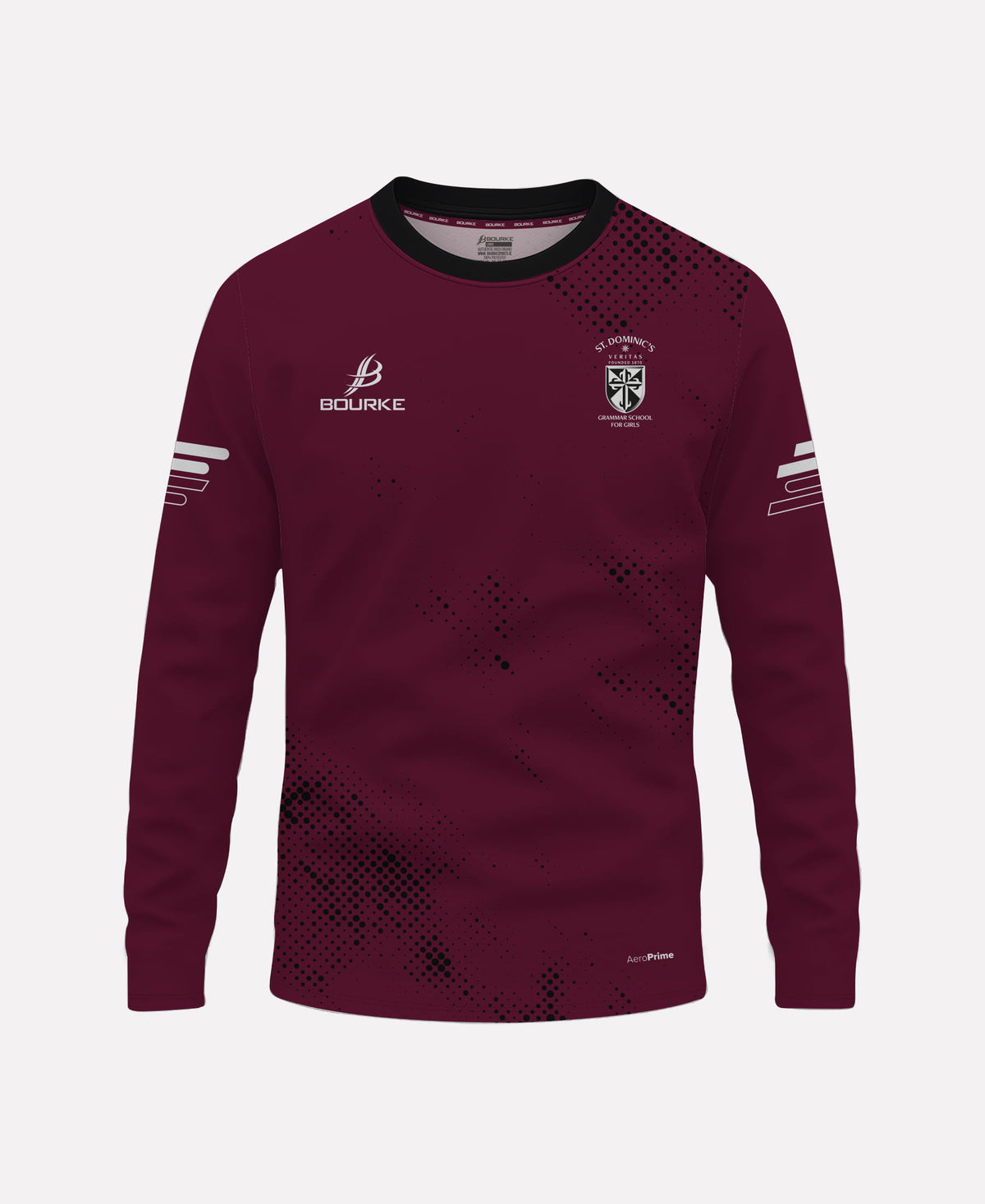 St Dominics Grammer School STAFF Warm Up Crew Neck 26/27 (Maroon)
