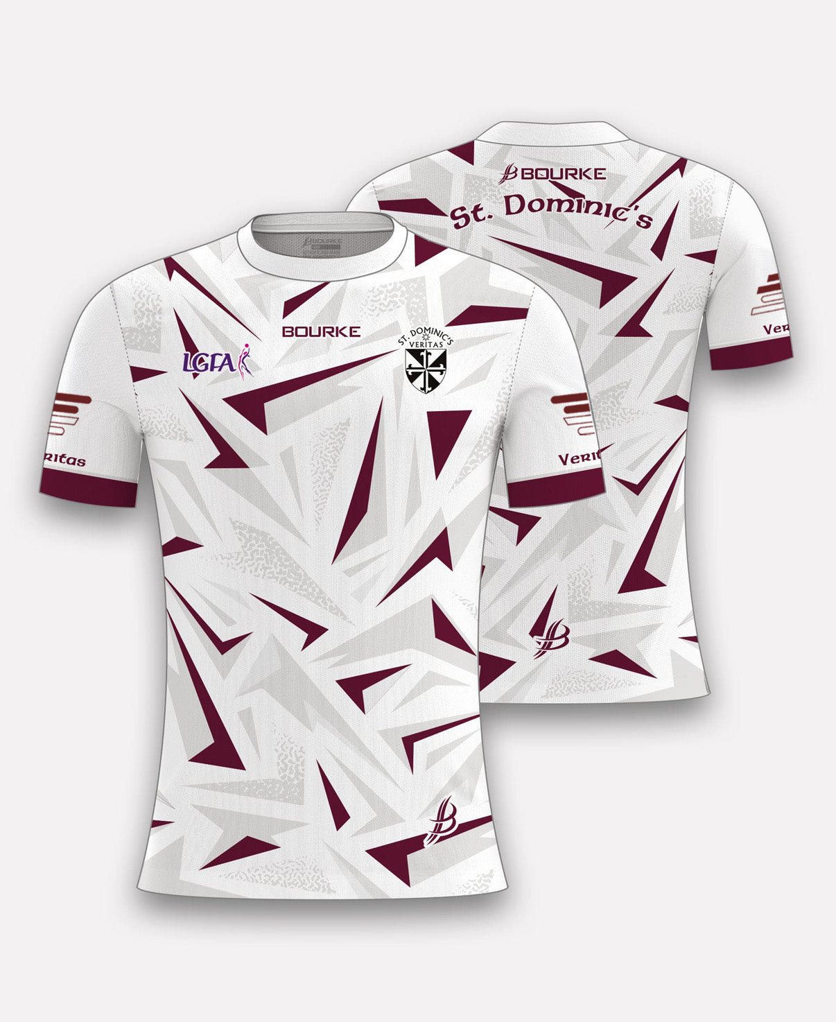 St Dominic's Grammar School Belfast LGFA Goalie Jersey (White)