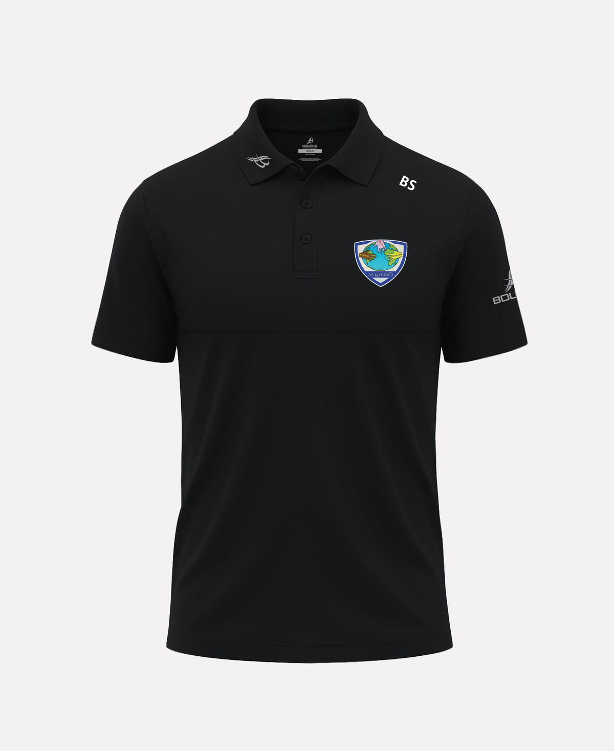 St Gerards School Belfast STAFF FORTIS Polo Shirt (Black)