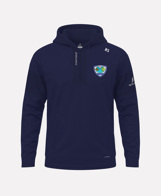 St Gerards School Belfast STAFF TEASRA Half Zip Hoodie (Navy)