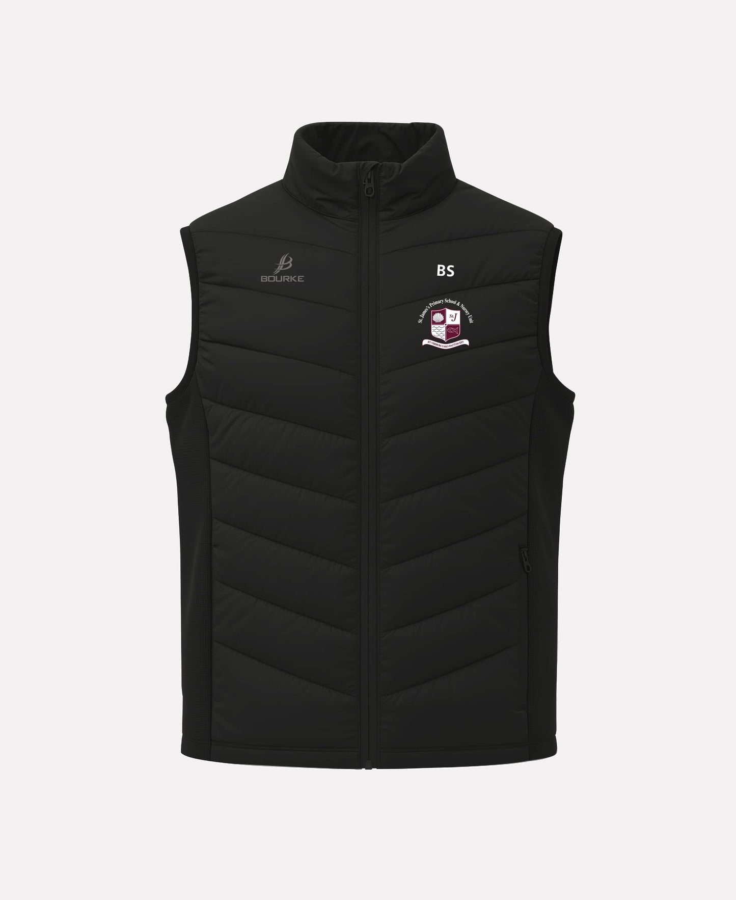 St James PS Rathcoole STAFF FORTIS Gilet (Black)