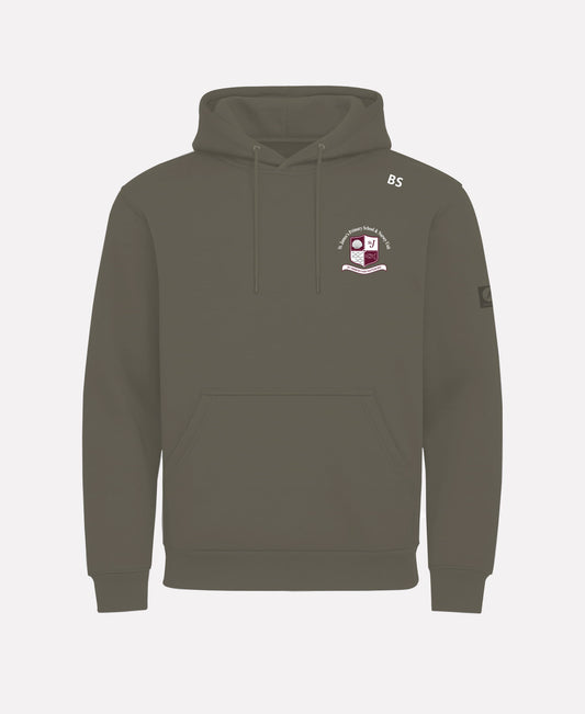 St James PS Rathcoole STAFF TEASRA Pullover Hoodie (Olive Green)