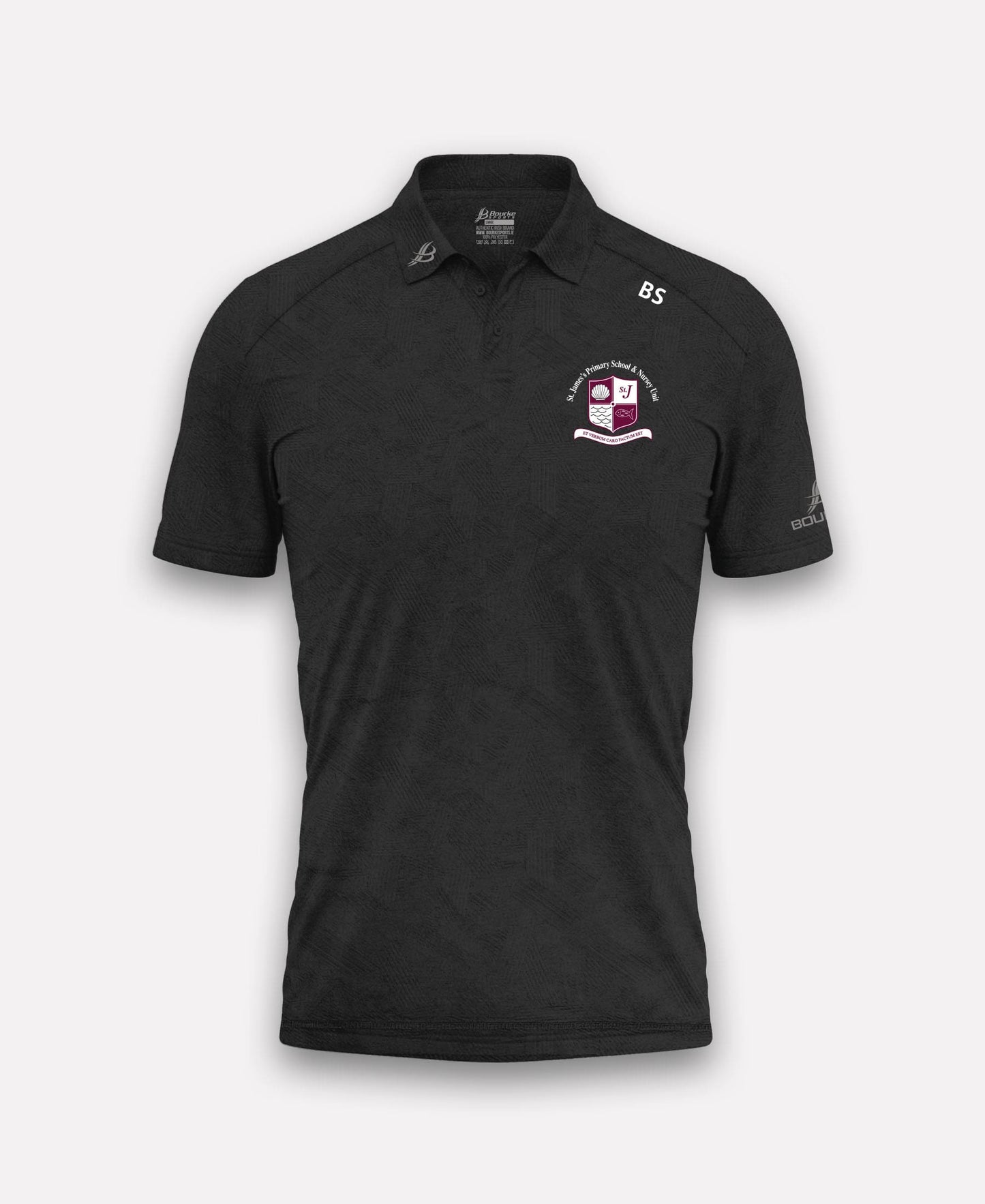 St James PS Rathcoole Staff BARR Polo Shirt (Black)