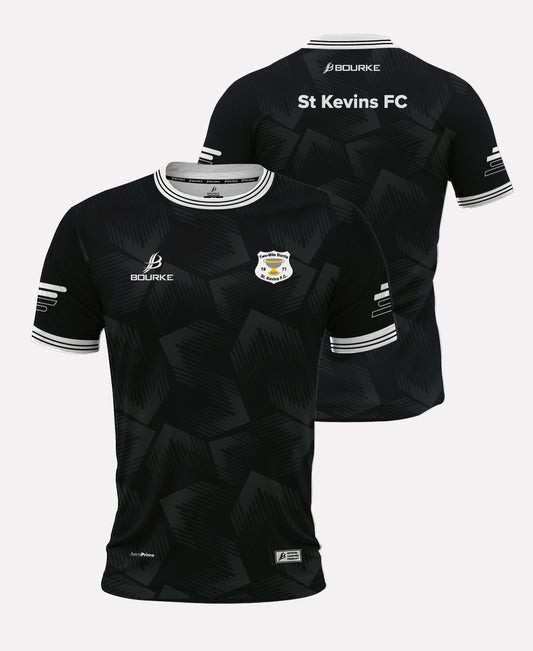 Two Mile Borris St Kevins FC Training Jersey 26/27 (Black/White)