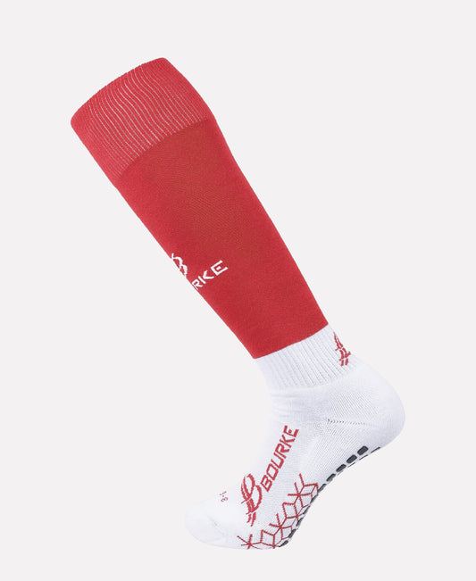 Two Mile Borris St Kevins FC Miniz XL Socks (Red/White)