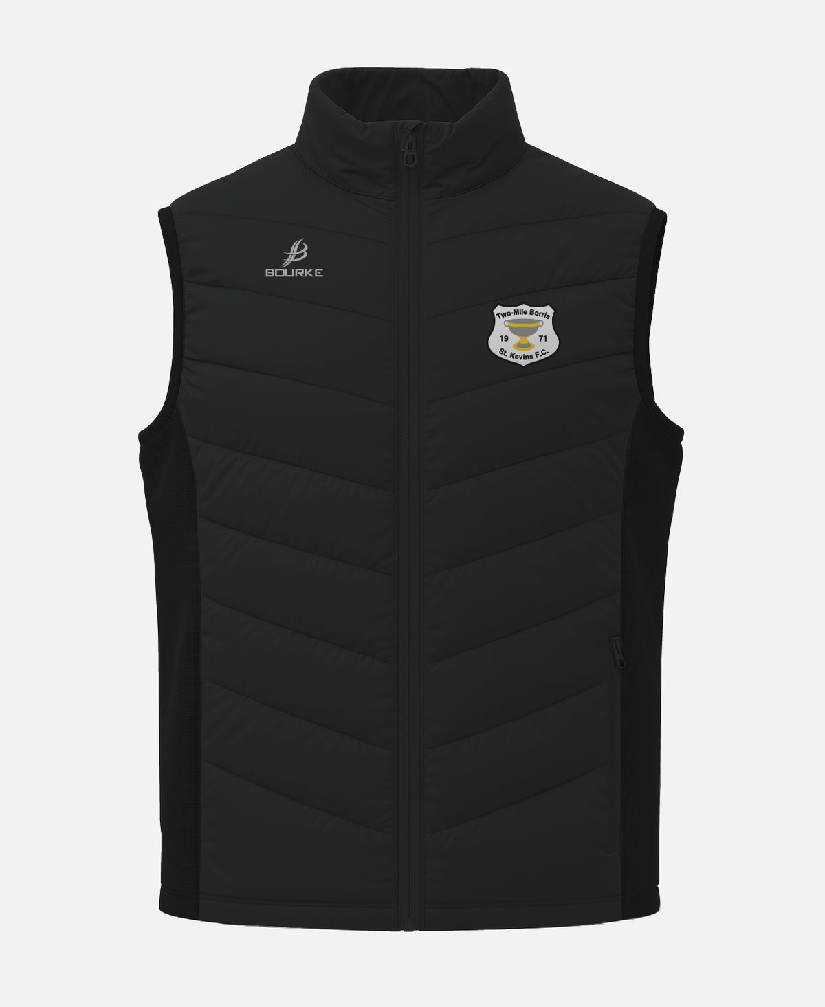 Two Mile Borris St Kevins FC FORTIS Gilet (Black)