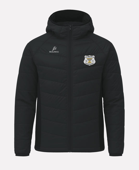 Two Mile Borris St Kevins FC FORTIS Hooded Jacket (Black)