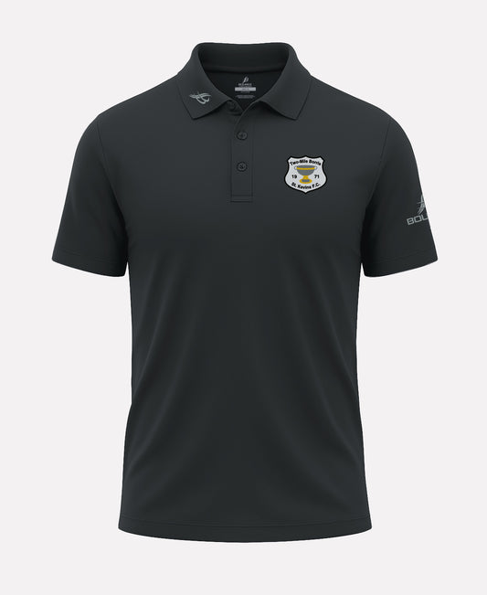 Two Mile Borris St Kevins FC FORTIS Polo Shirt (Black)