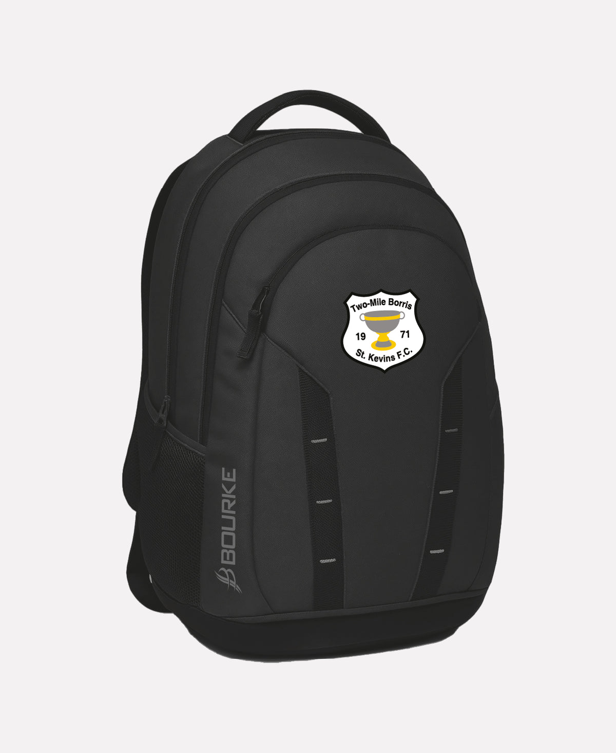 Two Mile Borris St Kevins FC CROGA Backpack (Black)