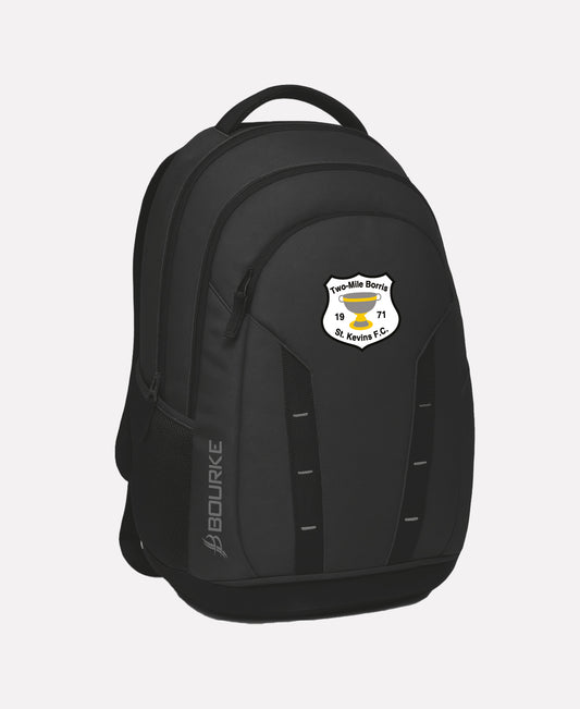 Two Mile Borris St Kevins FC CROGA Backpack (Black)