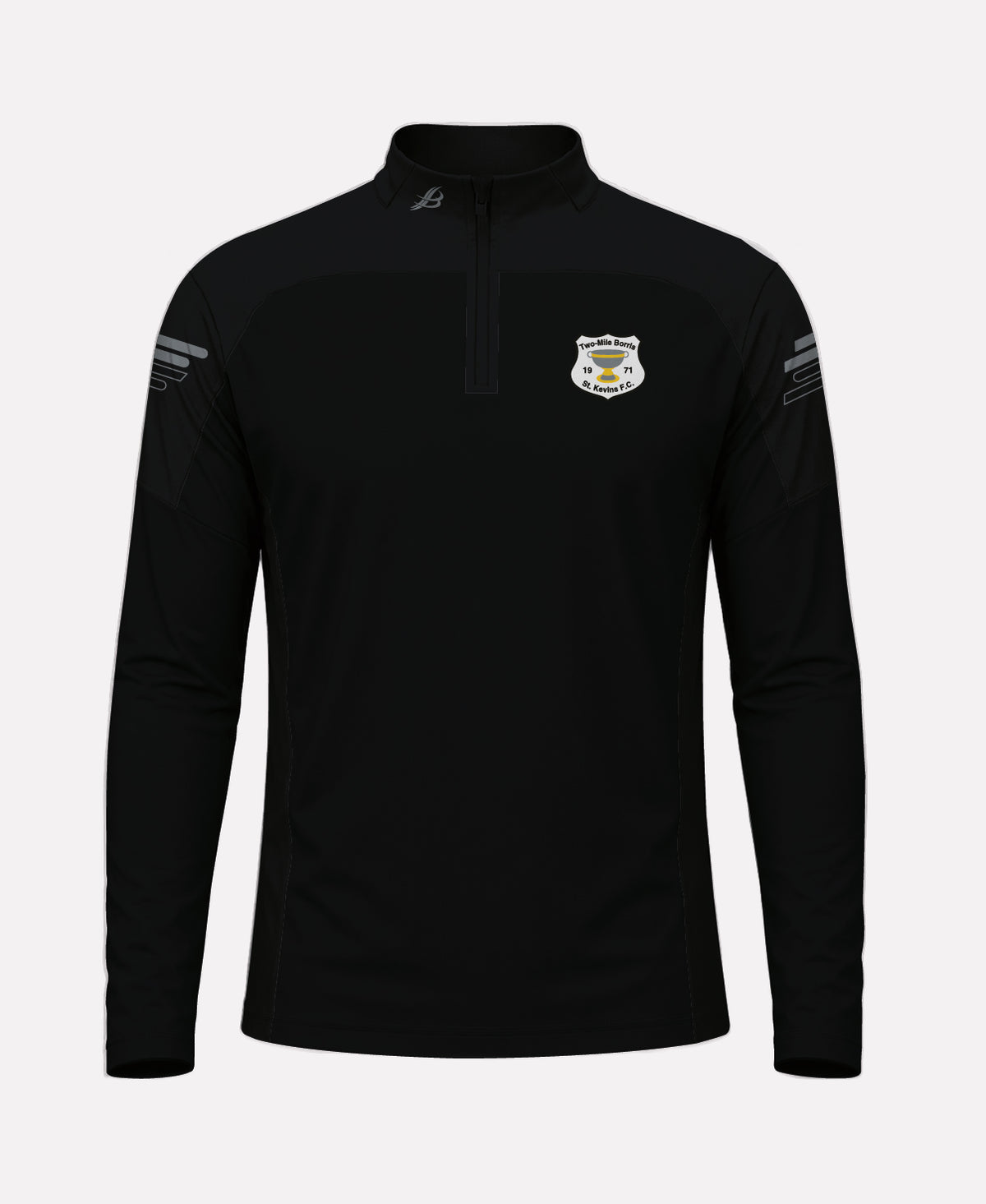 Two Mile Borris St Kevins FC SORA Half Zip (Black)