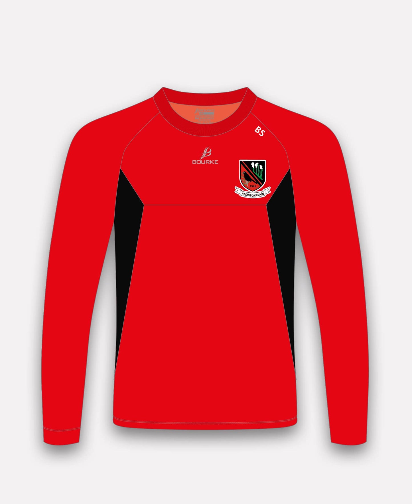 St Kevins GAA BARR Crew Neck (Red/Black)