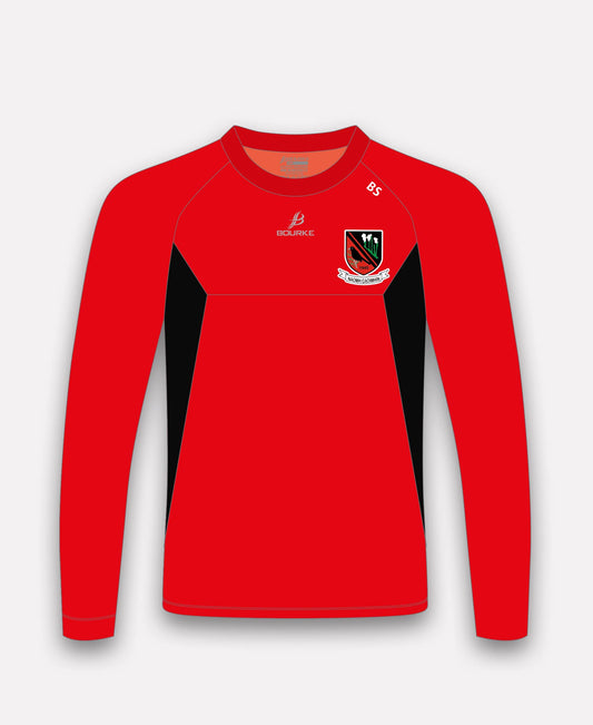 St Kevins GAA BARR Crew Neck (Red/Black)