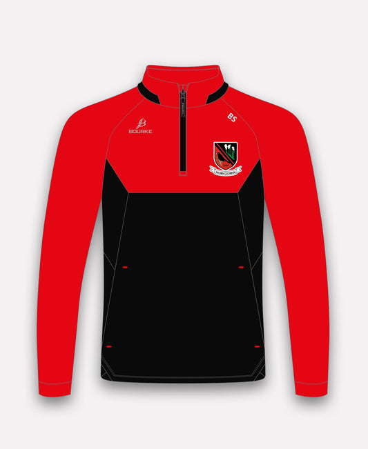 St Kevins GAA BARR Half Zip (Black/Red)