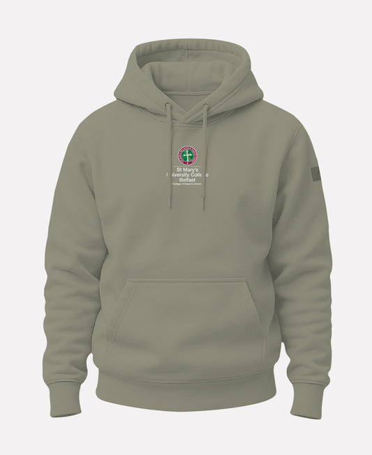 St Marys University College Belfast TEASRA Pullover Hoodie (Olive)