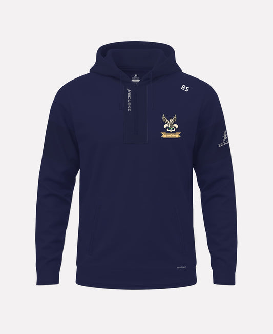 St Michaels Scouts TEASRA Half Zip Hoodie (Navy)