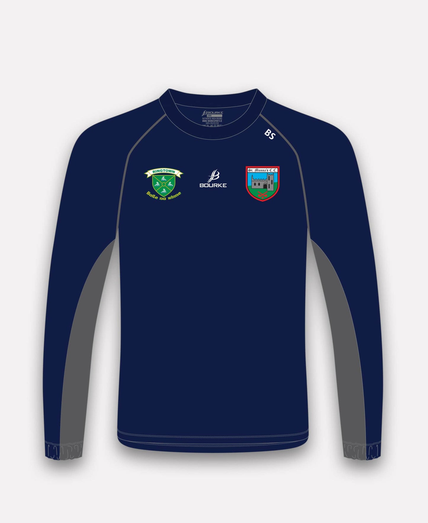 St Munnas-Ringtown Camogie TIRIM Windcheater (Navy)